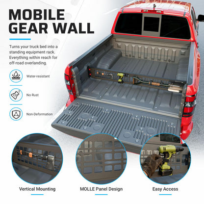 Truck Bed Divider Compatible with 2022 (Compatible with 2022-2026 Nissan Frontier)