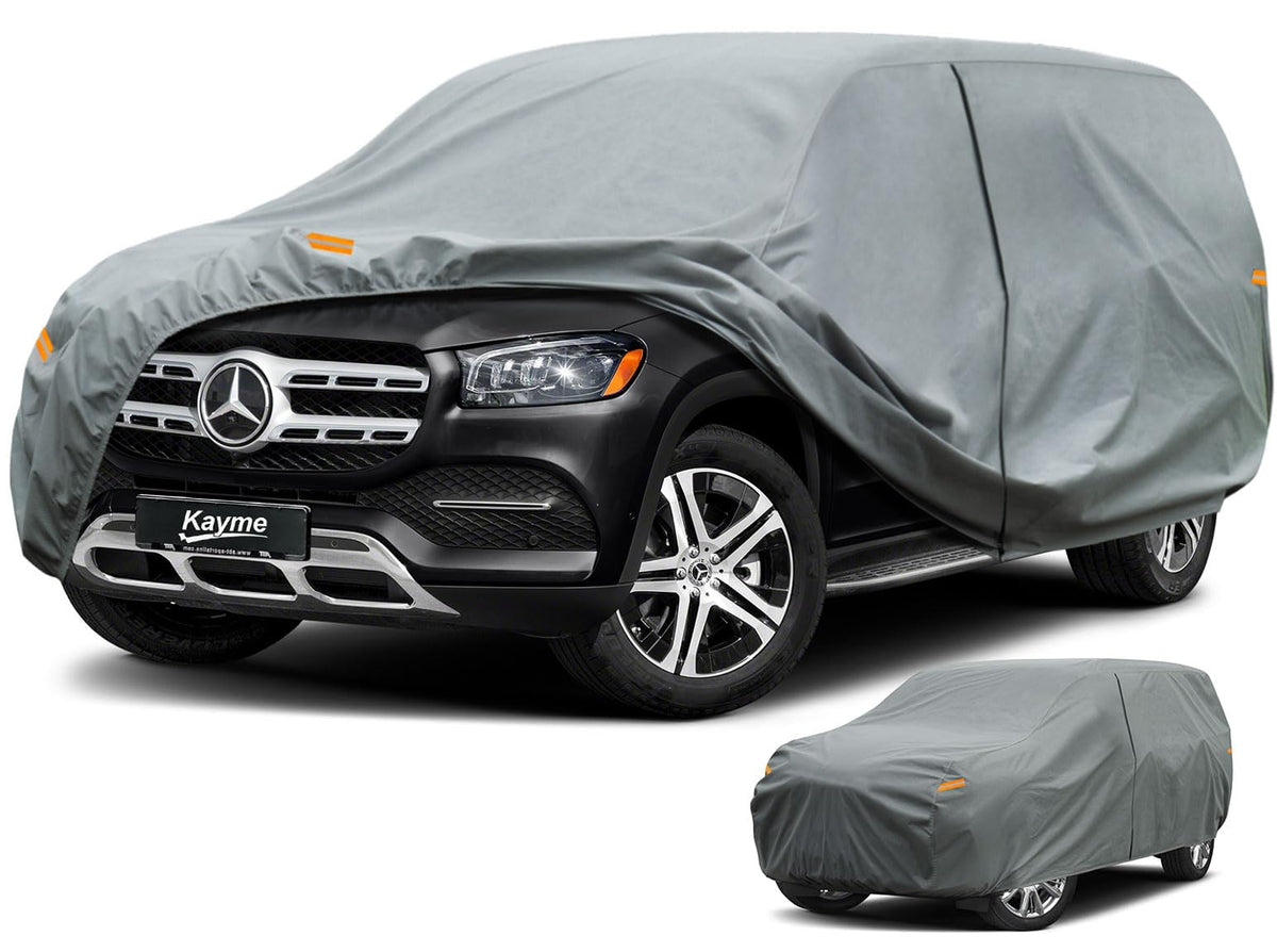 Heavy Duty Car Cover Waterproof All Weather (YXXL Fit Suv Jeep-Length(202 To 206 inch))