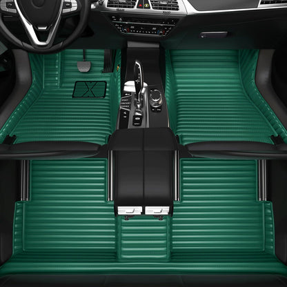 Customized Personalized car Floor mats (=green)