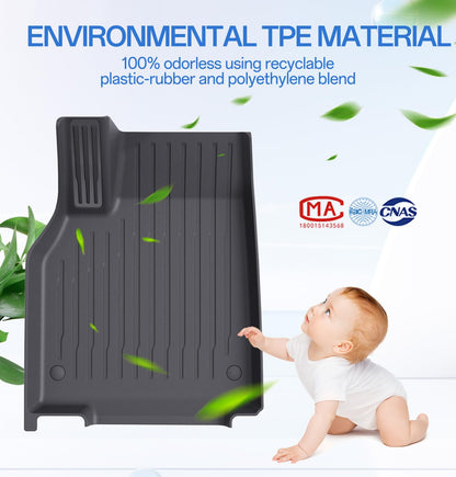 Floor Mats Fit for Model Y 2026 (3 PCS for Model Y 2025-2026 Juniper 5-Seat)
