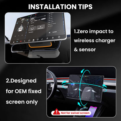 Under Screen Storage for Model Y (2025-2026-Standard / Black)
