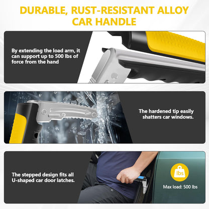 Car Door Handle for Elderly (Yellow)