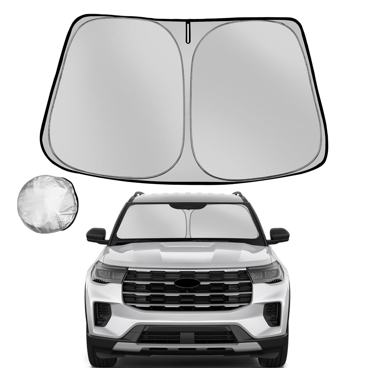 Windshield Sun Shade for 2020 (for 2020-2026 Ford Explorer)