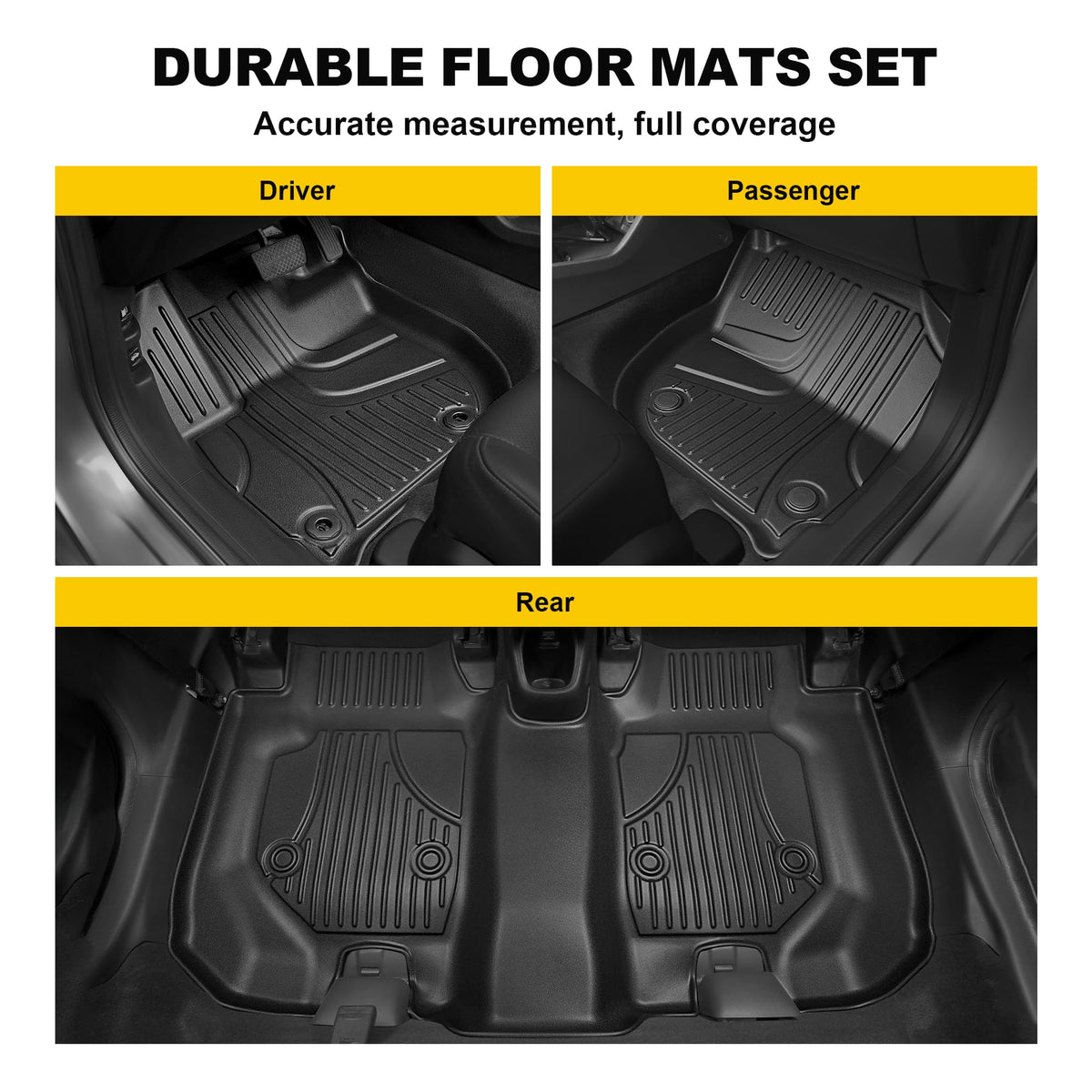 All Weather Floor Mats for Honda HRV 2016