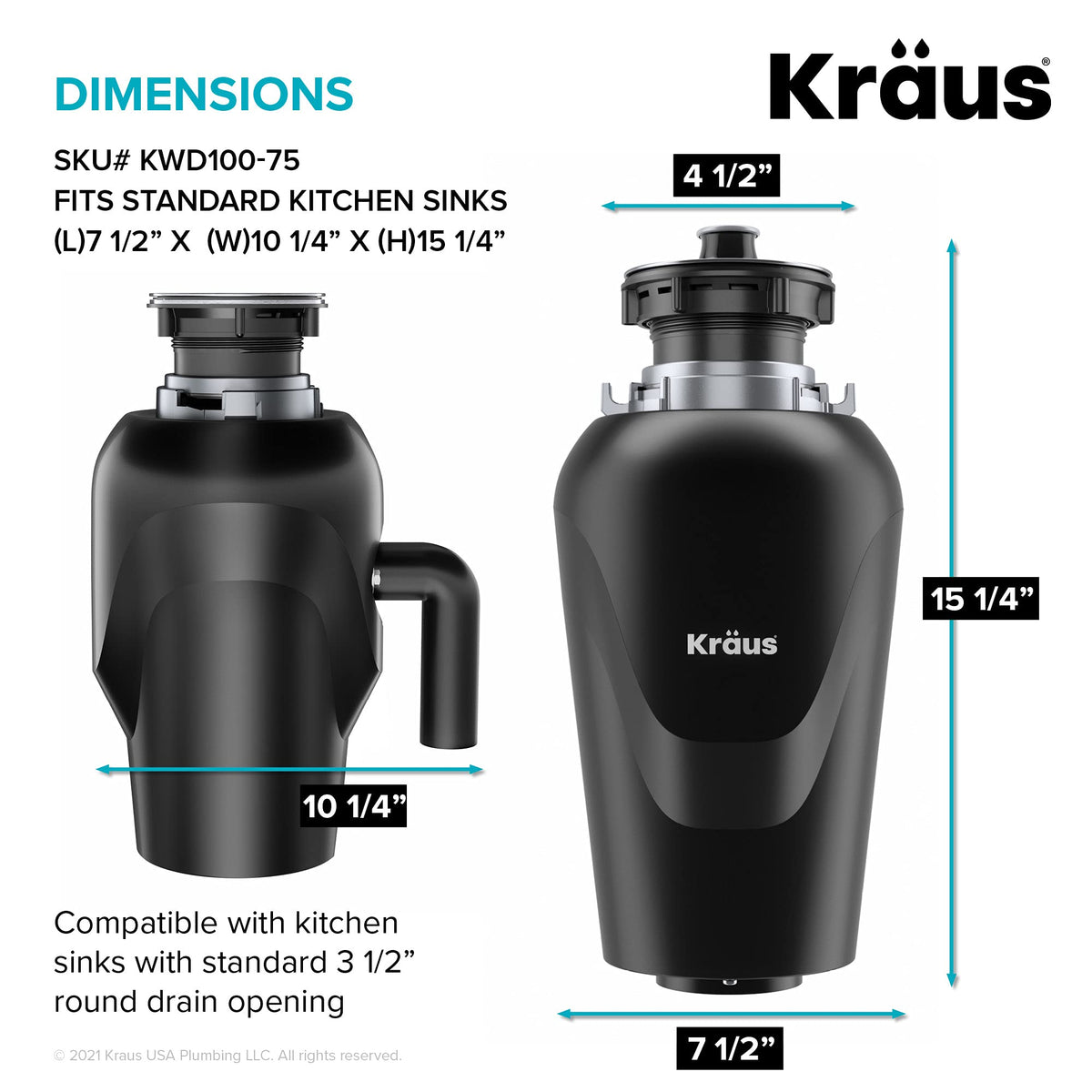 Kore Workstation 27 (Stainless Steel / 27 inch / Sink and Garbage Disposal 3/4 HP)