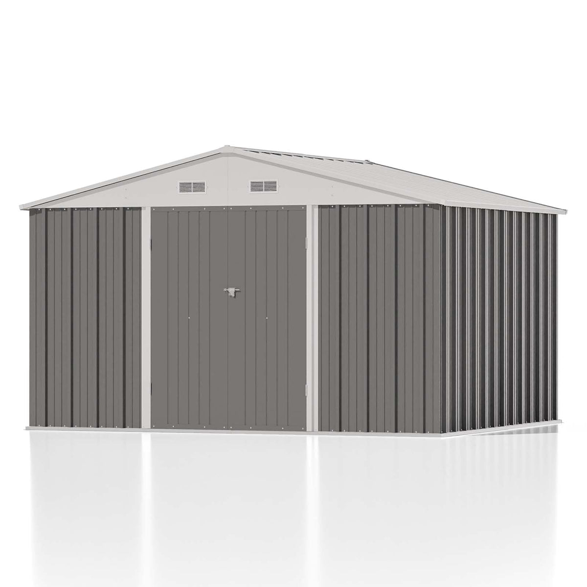 Outdoor Storage Shed (Gray / 10x8 FT)