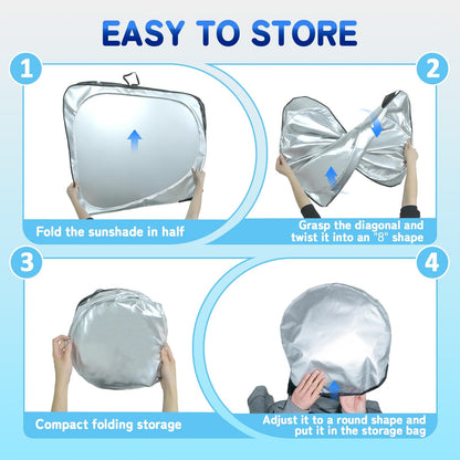 Custom Fit Windshield Sun Shade for Hyundai Sonata 2020 (for 2020-2026 Hyundai Sonata)