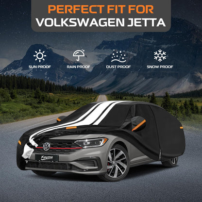 Heavy Duty Car Cover Custom Fit for Volkswagen Jetta (Sedan Car Cover / Custom Fit for Volkswagen Jetta)