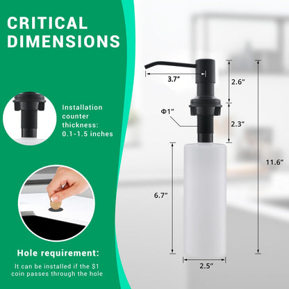 Commercial Pull Down Kitchen Sink Faucet with Sprayer Matte Black (Matte Black)