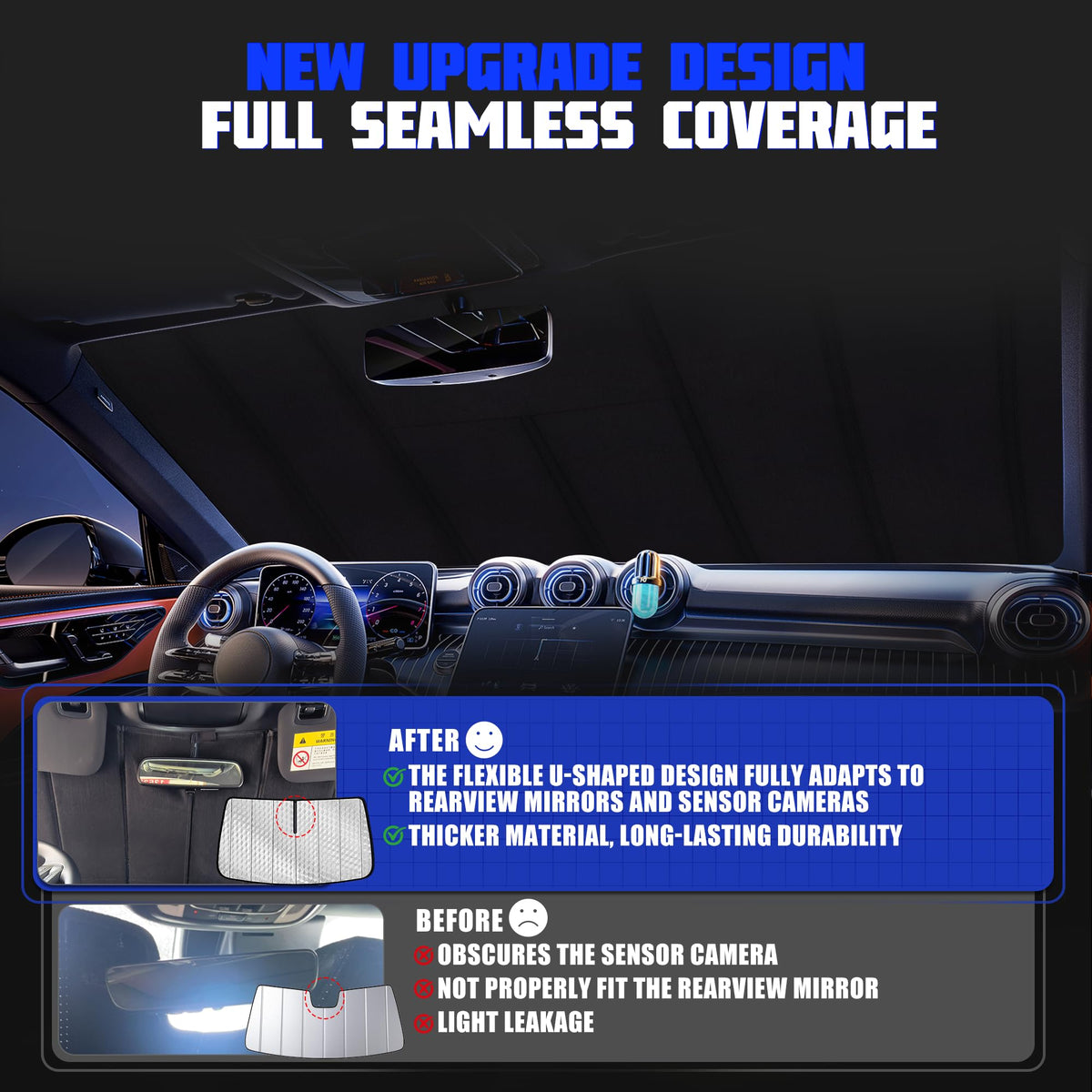 Windshield Sun Shade for to (To-yo-ta 4Runner 2020-2026)