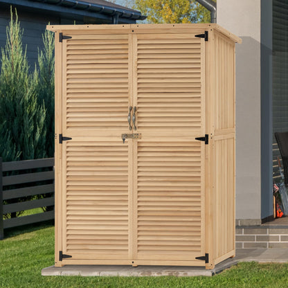 Outdoor Storage Cabinet (Natural / Small)