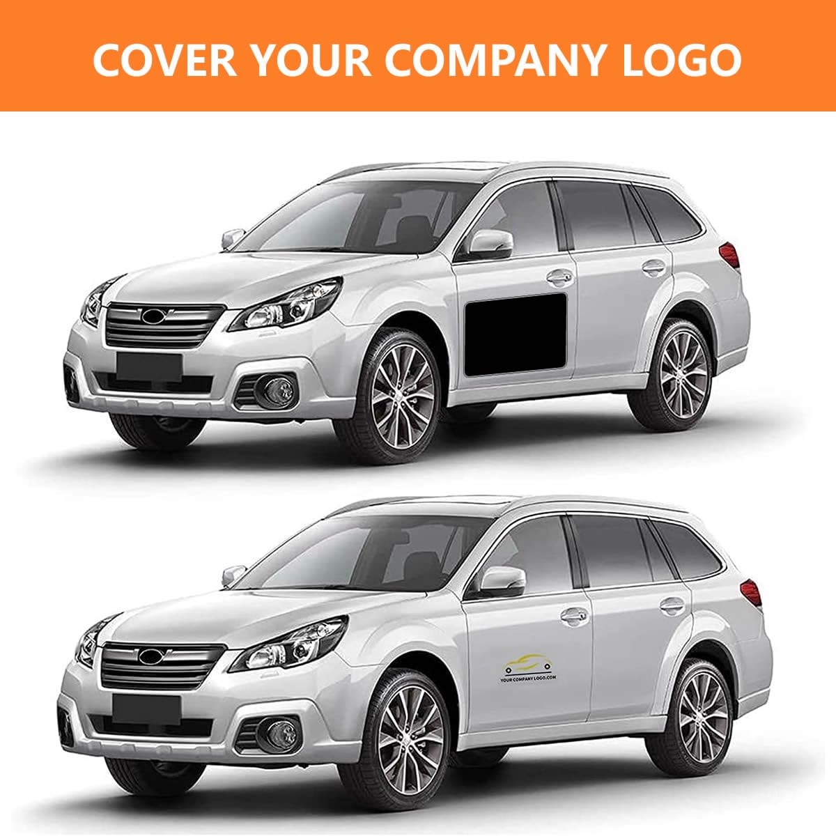 2 Pack Blank Car Door Magnet Sticker (36x24 inch Black (2 PACK) / Black)