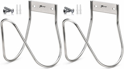 Garden Hose Holder Stainless Steel Small Wall Mount Garden Hose Hook (100 Feet)