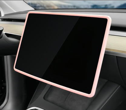 Center Console Cover 5Pcs for 17 (Model 3 2021-2023/Model Y 2021-2024 / 5 Pcs Dusty Pink Set)