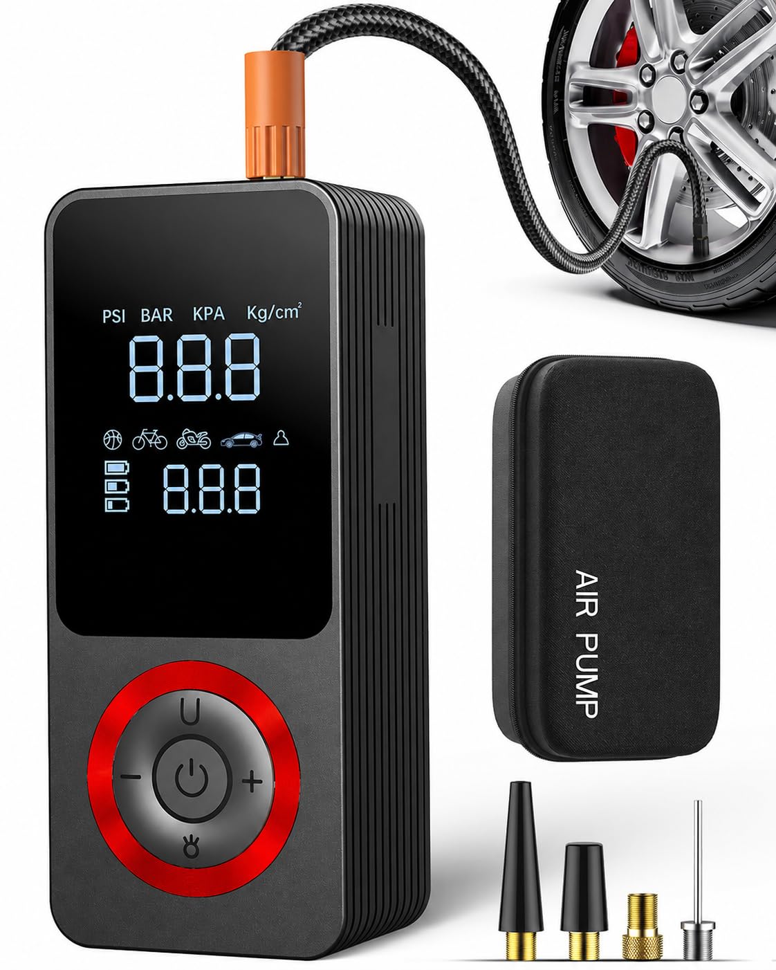 Tire Inflator Portable Air Compressor with Fast Inflation