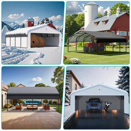 20x20 Metal Carport (20X20)