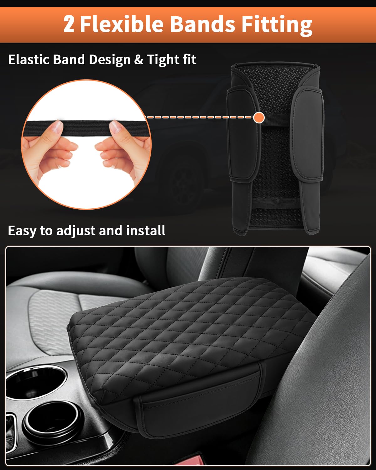Custom for Center Console Cover Ford Explorer 2011 (Size for Ford Explorer 2011-2019)