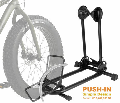 BikeHand Bicycle Floor Parking Rack Stand (Fat 1 Bike)