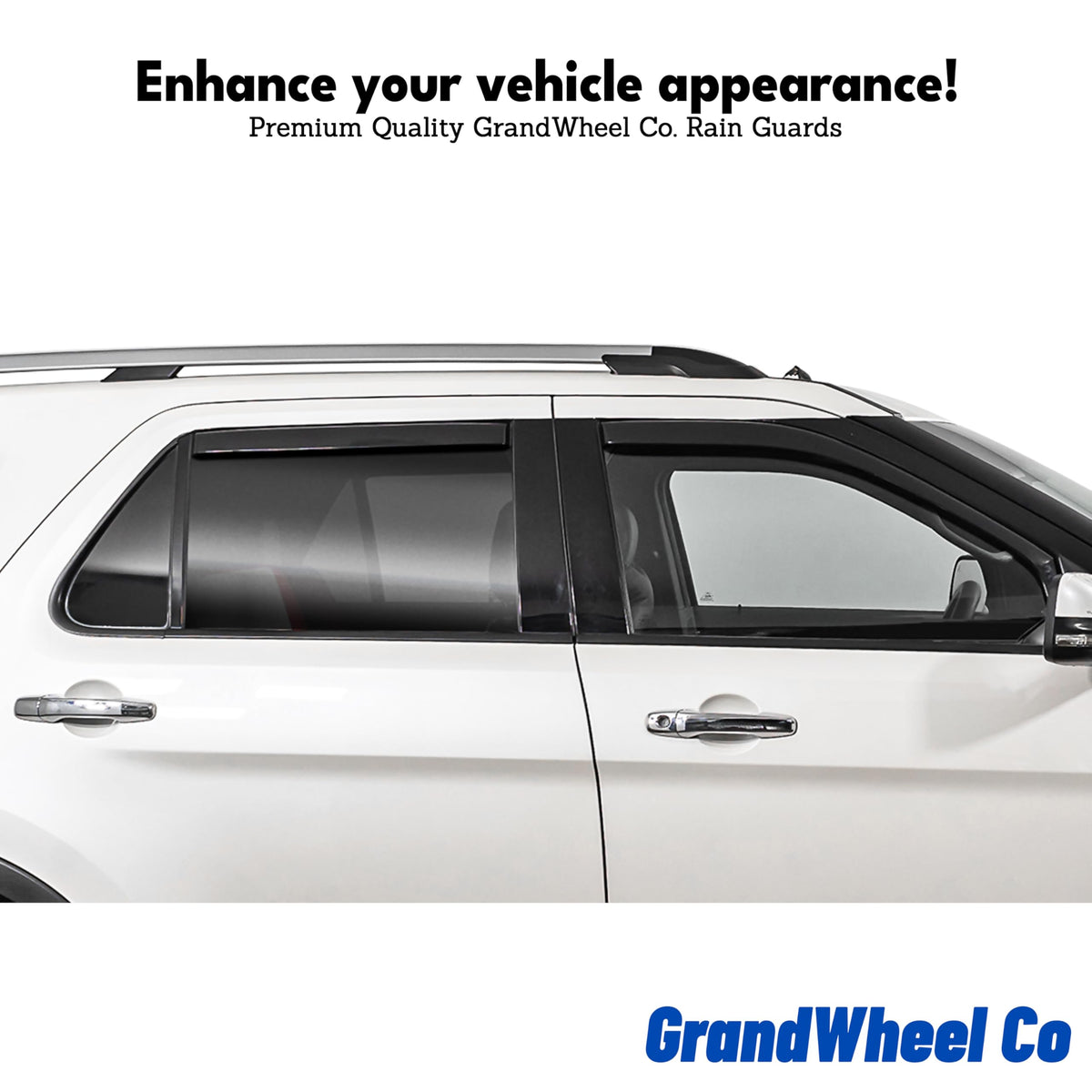 Window Deflectors Smoke Tinted in (For Journey 09-20)
