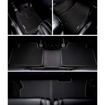 All Weather Car Floor Mats Compatible with Dodge Durango 2011 (Black-Black / For Durango 11-27)