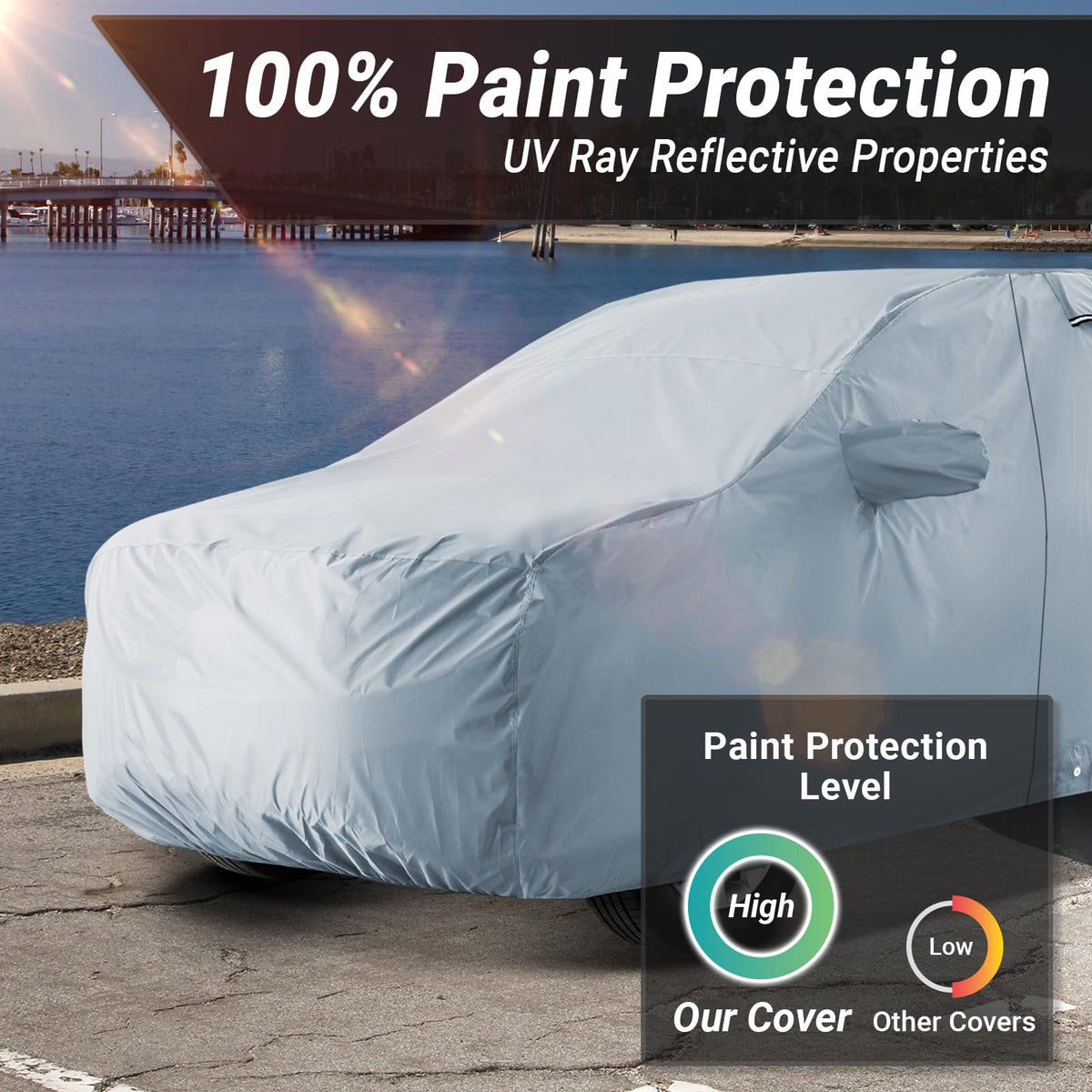 Car Cover Waterproof All Weather for 2024 (Sky Gray / 52. Equinox EV 2024-2026)