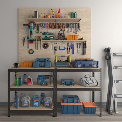 71" H Heavy Duty Storage Shelves (35.5"W x 15.75"D x 71"H)
