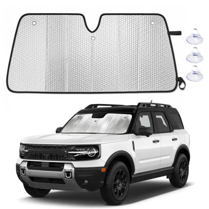 Foldable Sun Shade Fit for Ford Bronco Sport 2021 (For Ford Bronco Sport 2021-2025)