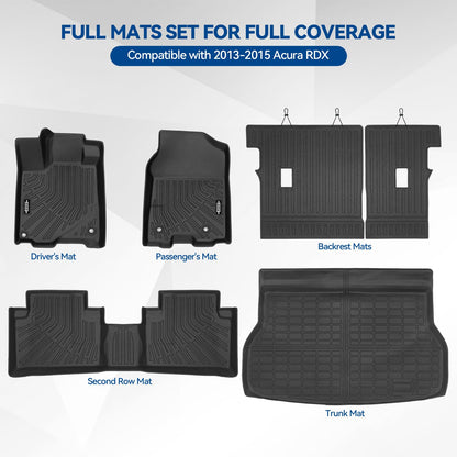 Custom Fit Floor Mats for 2013 (71) For RDX 13-15)