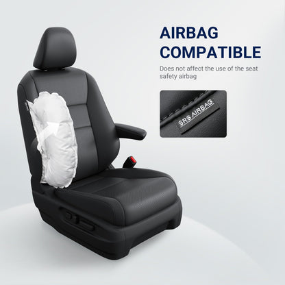 Seat Covers for Honda Pilot 2016 (Black / 8 Seats - LX,EX 2016-2022)