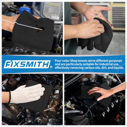 Microfiber Cleaning Cloth (Black / 24PK)