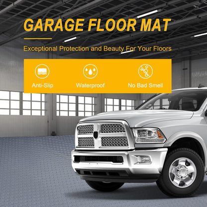 7.5x25 FT Garage Floor Mat (Matte Gray / 7.5x25 FT)