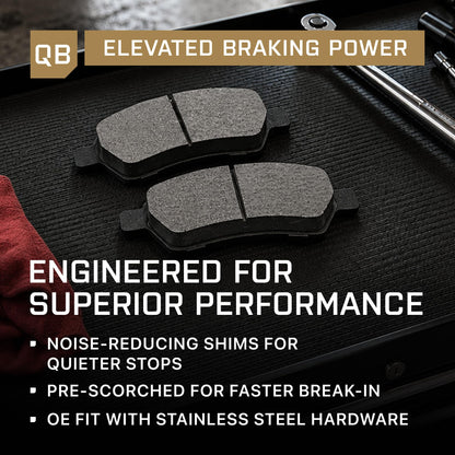 Premium Ceramic Rear Brake Pads w