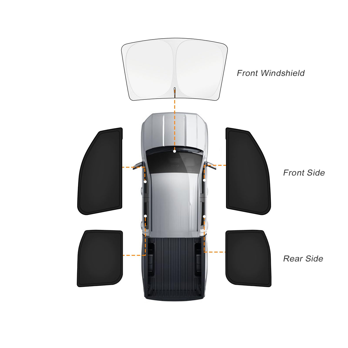 Car Window Shades for Ford F (FOR | F-150 2021-present)