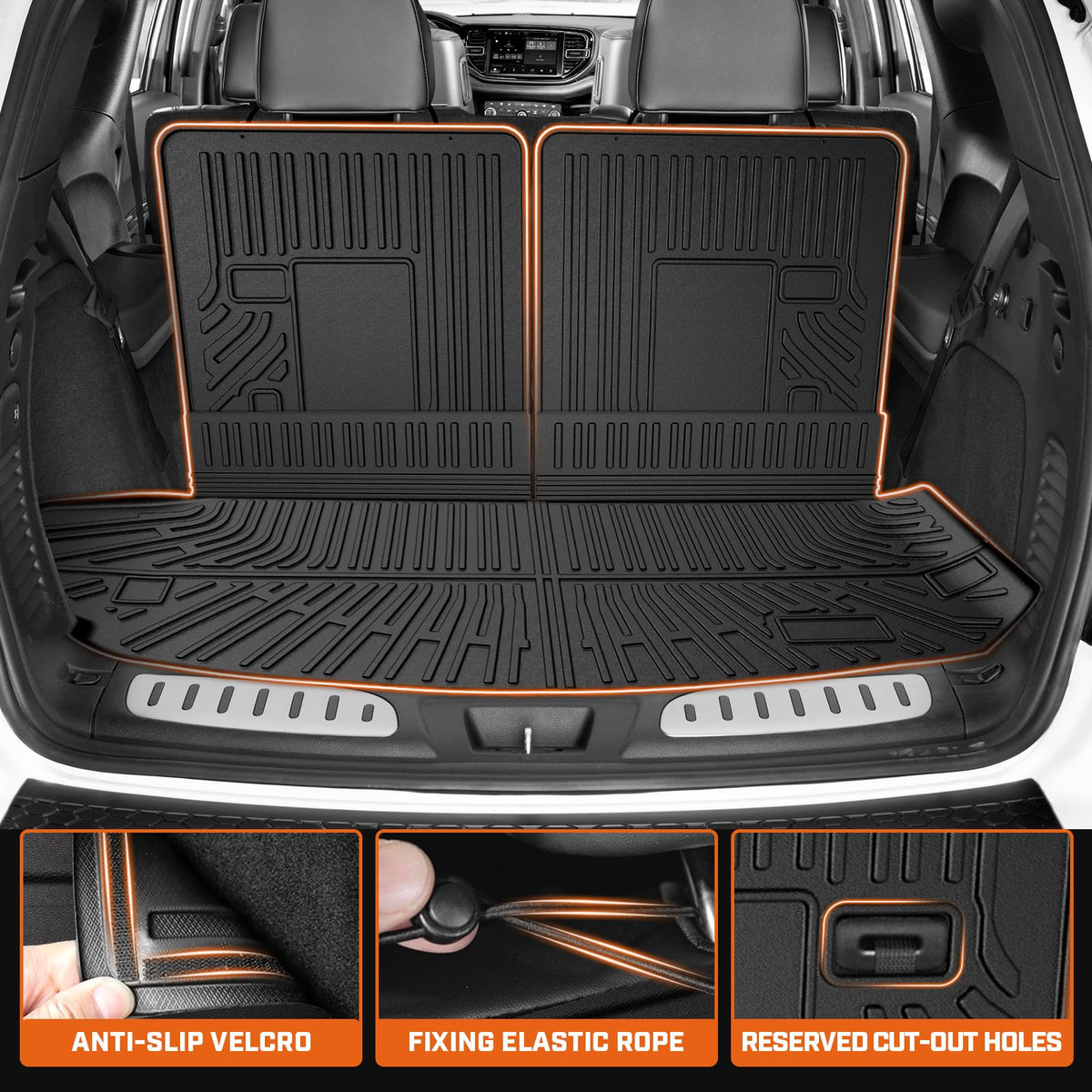 Floor Mat & Cargo Liner for Dodge Durango 6 (Dodge Durango 6-Seater【2016-2027】)