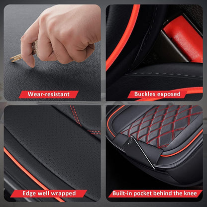 Front Ram Seat Cover For 2009 (Black And Red / Front (2PCS))