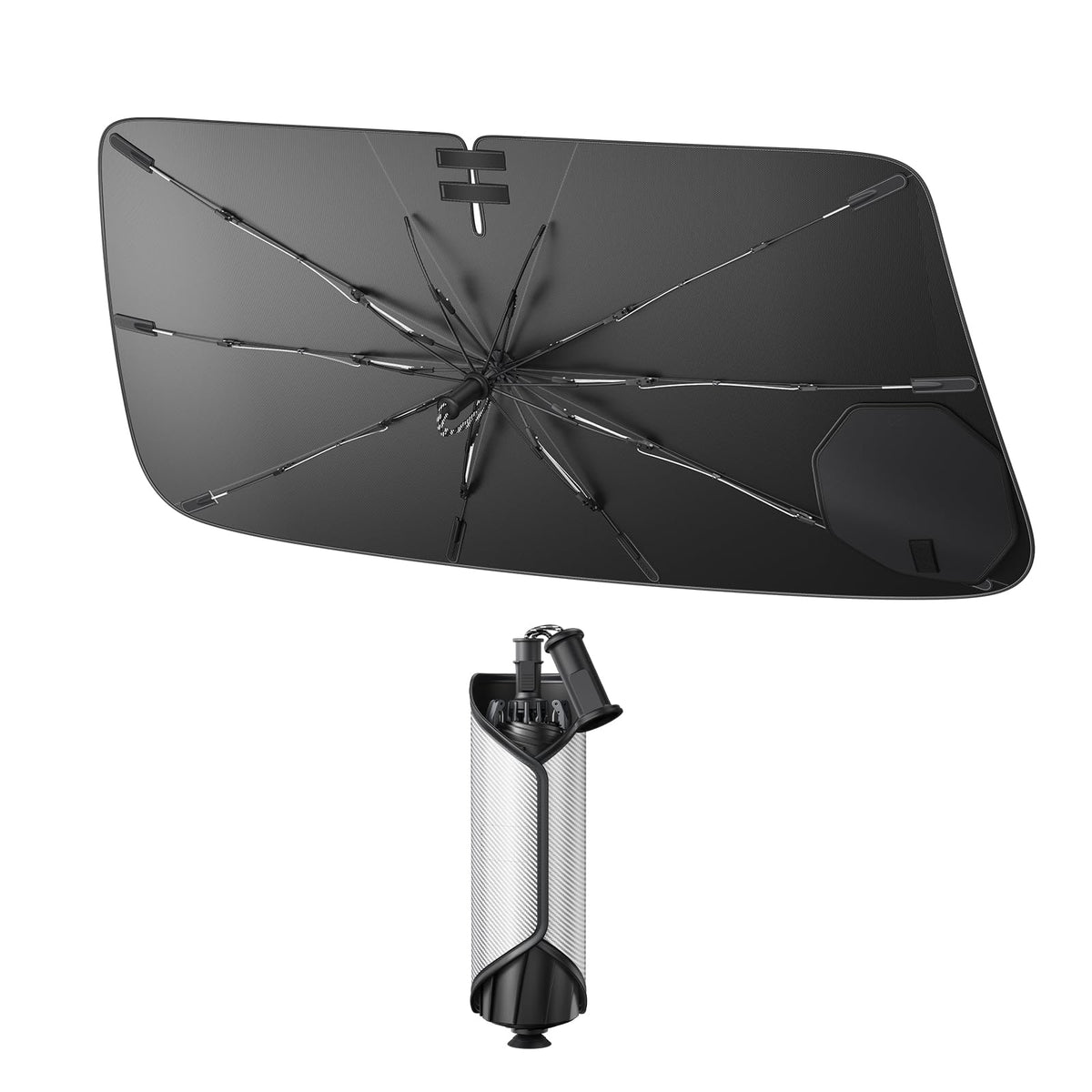 for 2022 2025 2026 Nissan Frontier Windshield Umbrella Sunshade [Easier Foldable] for 2025 2026 Nissan Frontier Accessories 2025 Frontier Sunshade Umbrella 2026 Frontier Windshield Shade Umbrella (2022-2025 2026 Nissan Frontier (Umbrella))