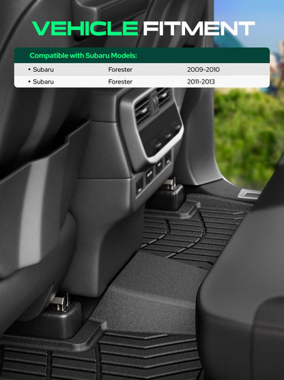 Automotive Floor Mats for Subaru Forester 2009 (2009-2013)