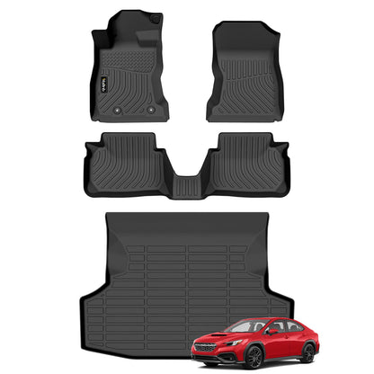 Floor Mats & Cargo Liner Fit for 2022 (3 For WRX 2022-2025)