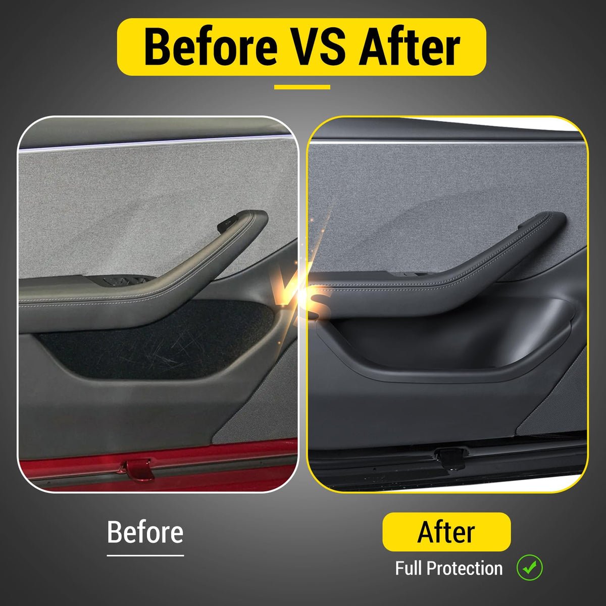 Door Side Storage Organizers for 2025 (L-For Model Y Juniper Side Door Organizer)