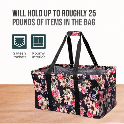 Extra Large Utility Tote Bag (Rose)