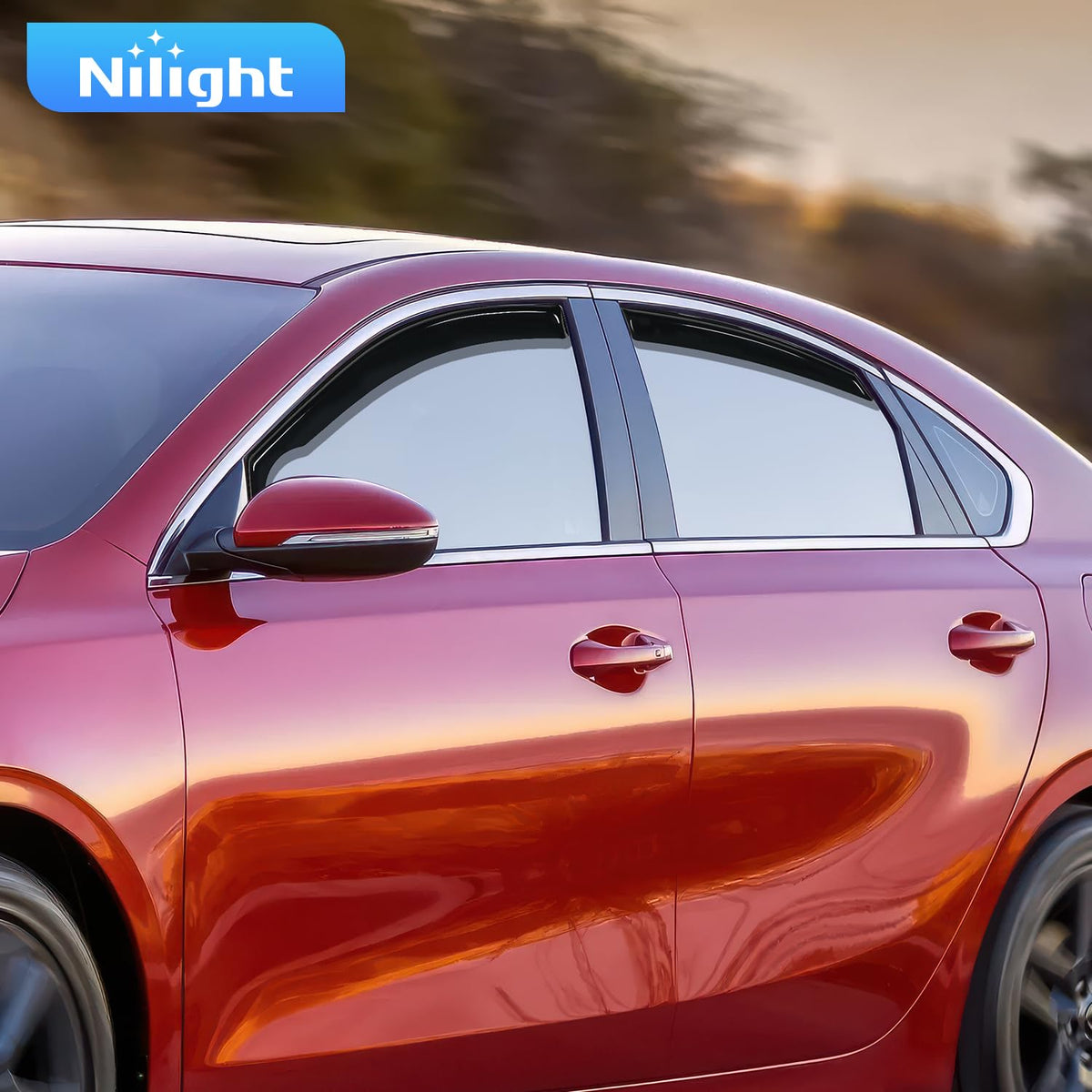 in Channel Rain Guards for Kia Forte 2019 (Kia Forte 2019-2025)