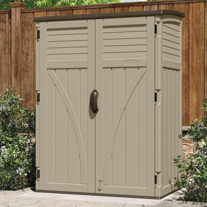 Outdoor Storage Shed (Taupe)