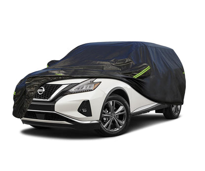 Waterproof SUV Car Cover Suitable for Nissan Murano from 2002 to 2025 (Black / Custom Fit Nissan Murano (2002-2025))