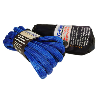 Kinetic Recovery Rope 3 (3/4"x30\' Blue)