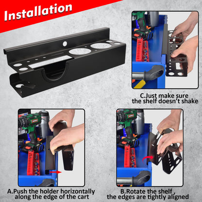 Power Tool Organizer (Drill Driver Angle Grinder Holder)