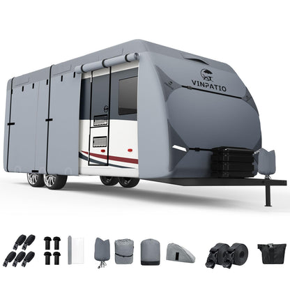 RV Cover 7 Layers Heavy Duty RV & Trailer Cover (Fits 16-18FT)
