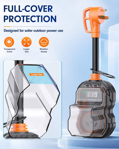 RV Surge Protector 30 Amp (30AMP-LED-15000J)