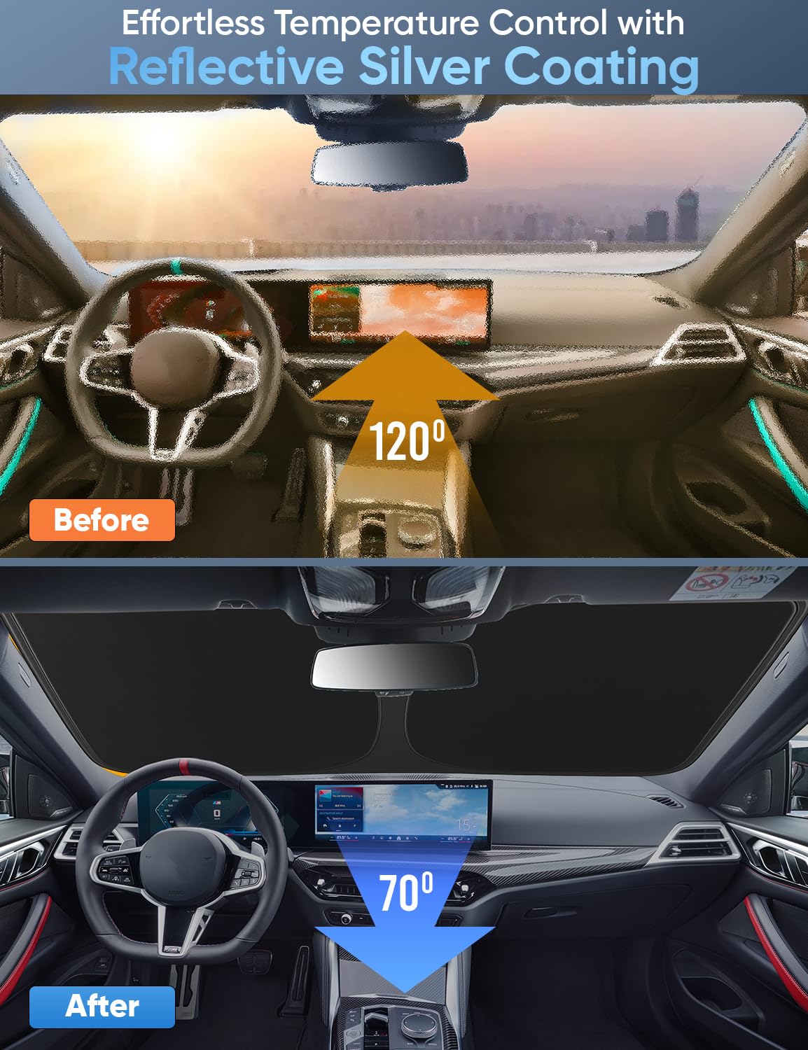 Windshields Sun Shade Fit for 2020