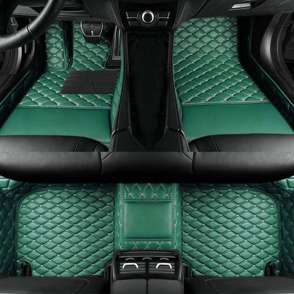 Custom Car Floor Mats for 99.99% Sedan SUV Sports Car Men Women Protection Full Coverage Pads Anti (green)