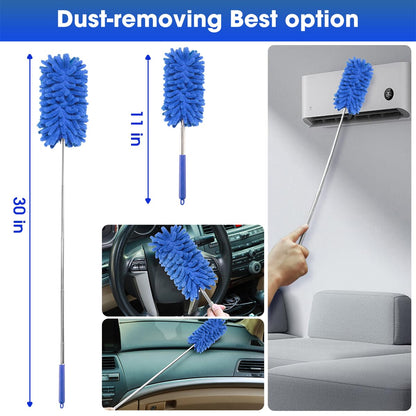 Car Cleaning Kit (Blue / 17PCS with Cordless vacuum)